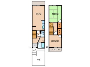 天子田戸建の物件間取画像